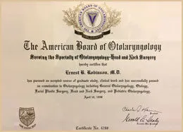 Award & recognition — Dr. Ernest B. Robinson