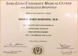 Award & recognition — Dr. Ernest B. Robinson